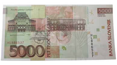 5 000 slovenskih tolarjev