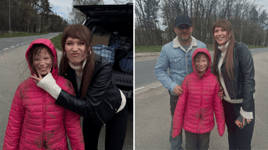 Світлицька на знімальному майданчику