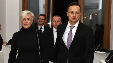 Szijjártó Péter és Nagy Szilviát Péter Szijjártó felesége