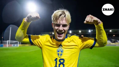 Lucas Bergvall i det svenska landslaget Lucas Bergvall i det svenska landslaget