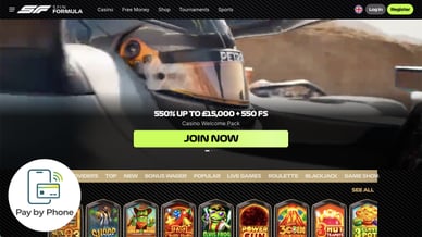 pay by phone credit casino