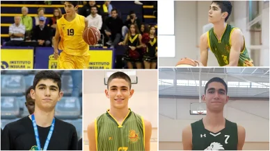 Santi Aldama en su infancia