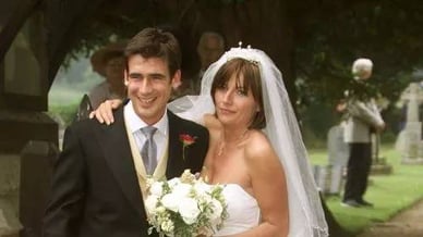 claudia winkleman wedding photo