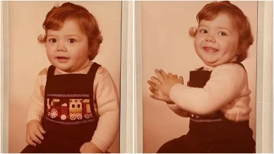 Álvaro Morte en su infancia