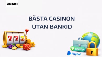 Illustration av bästa casinon utan BankID