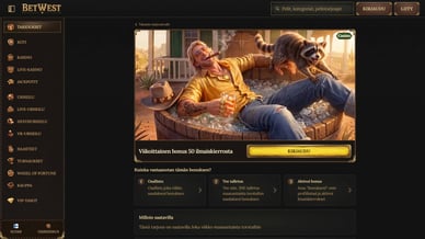 bet west casino iikoittainen bonus