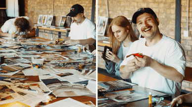 Щербан на груповій арт-терапії