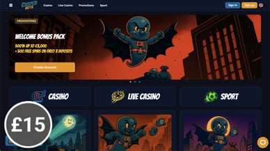 casino deposit £15