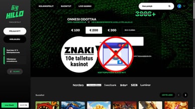casino talletus 10€ ilman rekisteröintiä