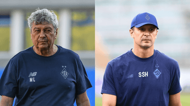 Тренери Мірча Луческу та Олександр Шовковський