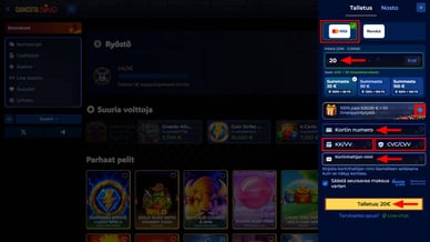 Talletus casino gangstasino