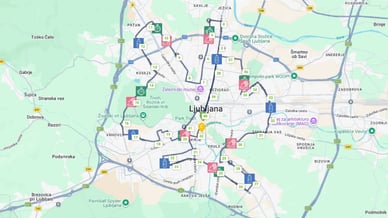 Heineken 0.0 maraton zemljevid