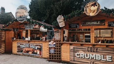 winchester christmas market stalls