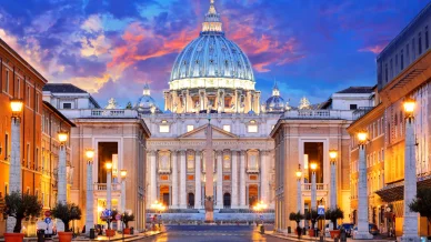 A római Szent Péter-bazilika a Vatikán Szent Péter-bazilika