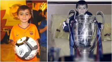 Pedri en su infancia Pedri en su infancia