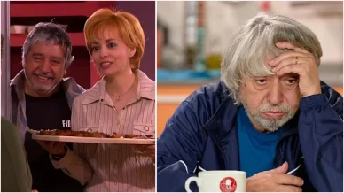 Ricardo Arroyo durante el rodaje de series