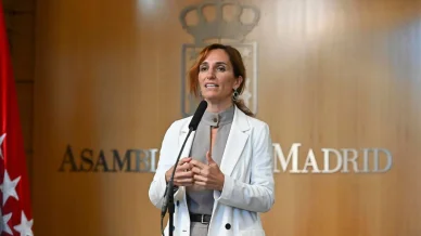 Mónica García en la Asamblea de Madrid Mónica García en la Asamblea de Madrid
