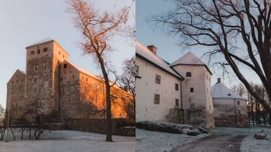 turun linna talvella