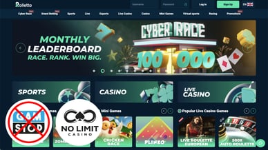 online casino no limit