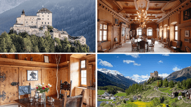 Schloss Tarasp - mittelalterliche Burg im Kanton Graubünden