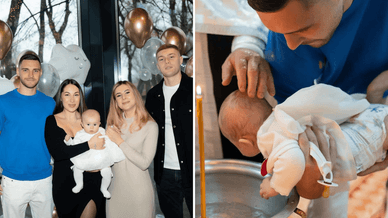 Олексій Гуцуляк став хрещеним батьком для доньки Артема Довбика