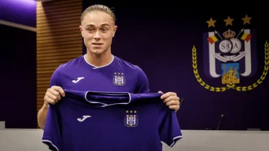 Thelo Aasgaard i Anderlecht