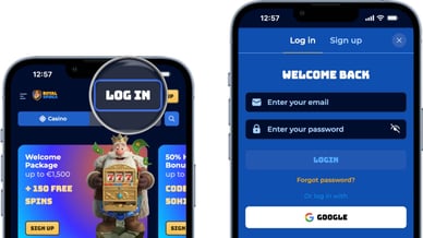 royalspinia casino login