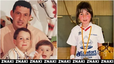 Mariona Caldentey en su infancia