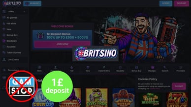 £1 minimum deposit casino uk