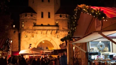 Der Weihnachtsmarkt auf dem Chlodwigplatz 