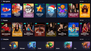 Seleção de entretenimento de casino online Seleção de entretenimento de casino online Spin Aura