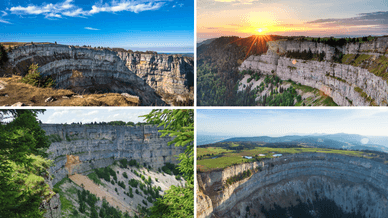 Einzigartige Landschaft im Schweizer Jura