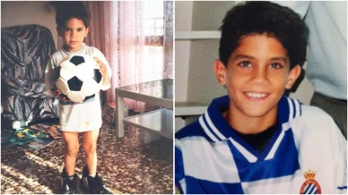 Marc Bartra en su infancia Marc Bartra en su infancia