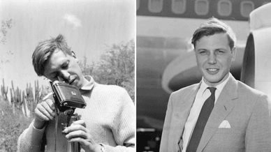 Натураліст Девід Аттенборо на початку своєї кар'єри в 1950-х роках