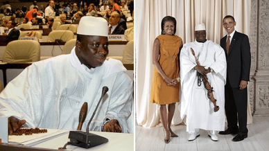 Яхья Джамме — второй президент Гамбии, который правил страной 22 года, с 1994 по 2017 год