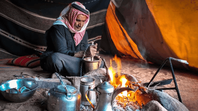 Традиційна бедуїнська кавова церемонія