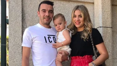 Iago Aspas y Jenni Rueda Iago Aspas y Jenni Rueda