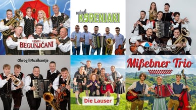 Udeleženci festivala Oberkrainerfest 2025