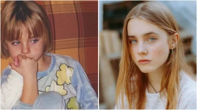 Clara Galle en su infancia Clara Galle en su infancia