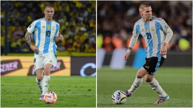 Franco Mastantuono en la selección argentina Franco Mastantuono en la selección argentina