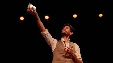 Juan Diego Botto en obra de teatro «Una noche sin luna»