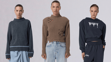 Образи від бренду BAZHANE, Светр Contrast, Светр Kurt та Худі Nostalgia