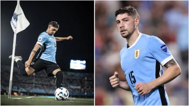 Federico Valverde en la selección de Uruguay