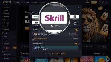 Skrill Dama NV kasinot