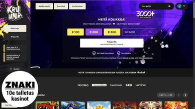 10e talletus kasinot