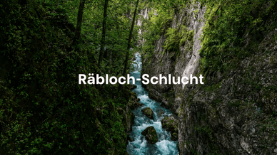 Räbloch-Schlucht im Emmental