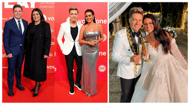 Rui Bandeira com a esposa em eventos