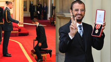 is ringo starr knighted
