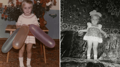 Українська співачка Alyosha (Олена Кучер) у дитячі роки