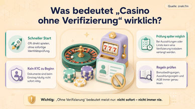 Online Casino ohne Verifizierung